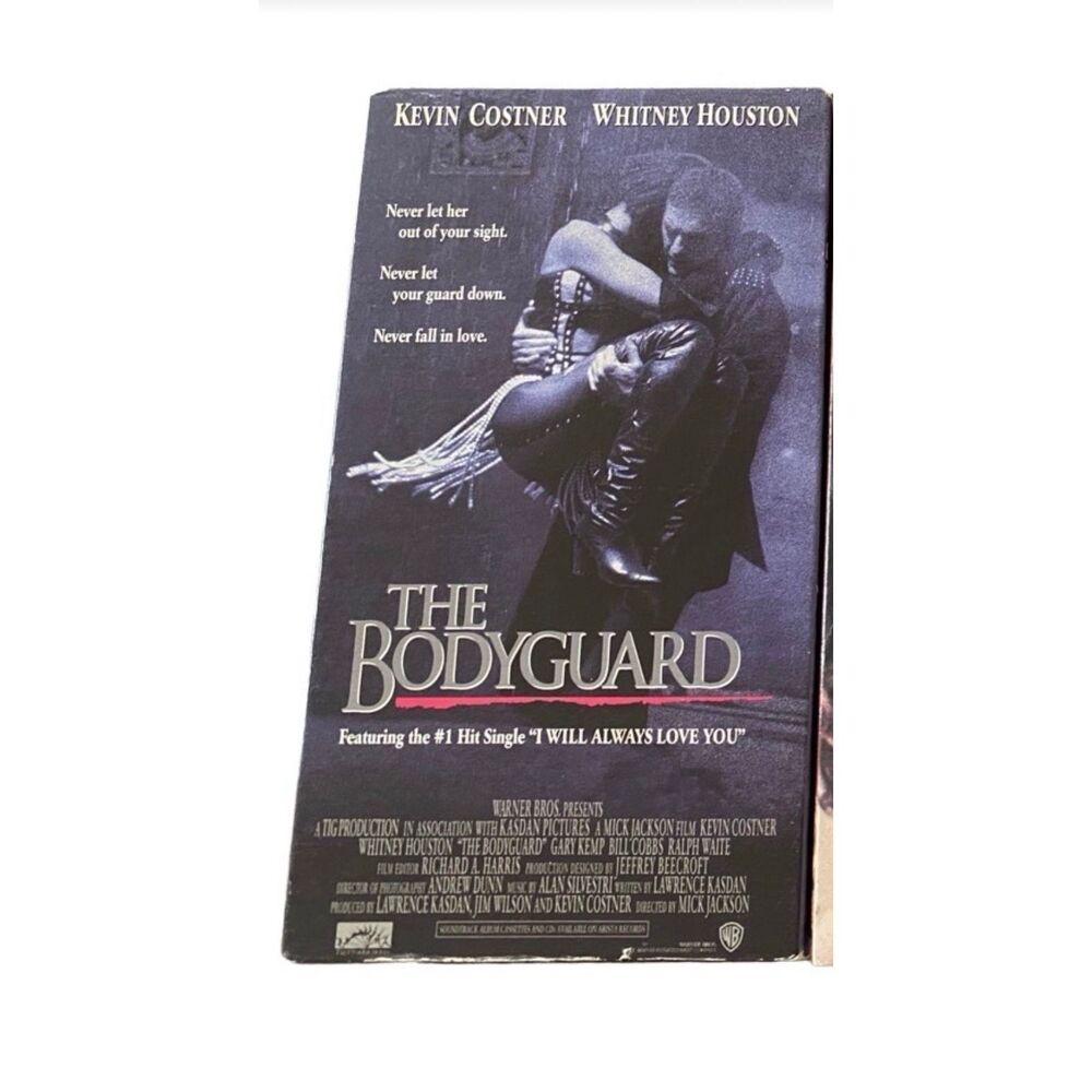 Romance VHS Tape The Bodyguard Vintage Movie Electronics Media Nostalgia